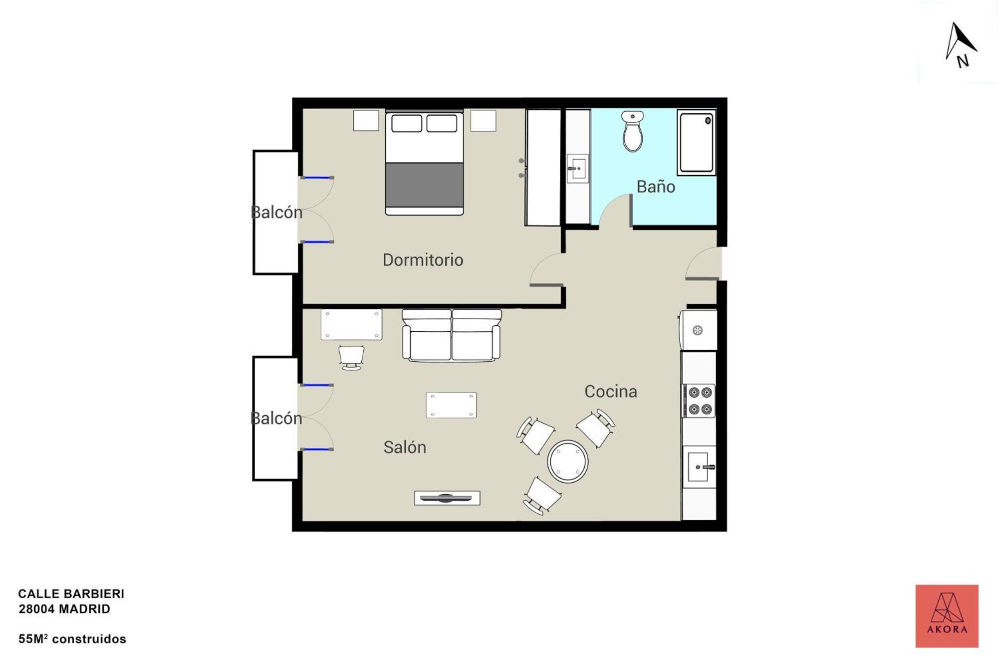 Apartamento One Bedroom In Chueca